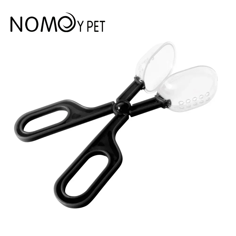 Nomo Reptile Transparent Clip Cleaning Tool Lizards Spider Reptile Bread Worms Insect Plastic Tongs Pet Raising Feeding Supplies