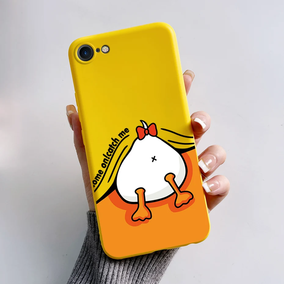 Stylish Painted Soft Silicone TPU Phone Case - 4.7'' Protective Back Cover