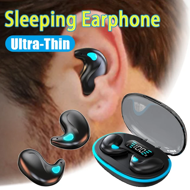 Auriculares inalámbricos Hiden para dormir, audífonos con Bluetooth,  estéreo HD ultrafino, altavoces de música elásticos para correr y dormir -  AliExpress