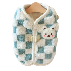 Cozy Winter Dog Coat Jacket for Small Breeds - Stylish Puppy Vest and Costume Outfit (Blue)