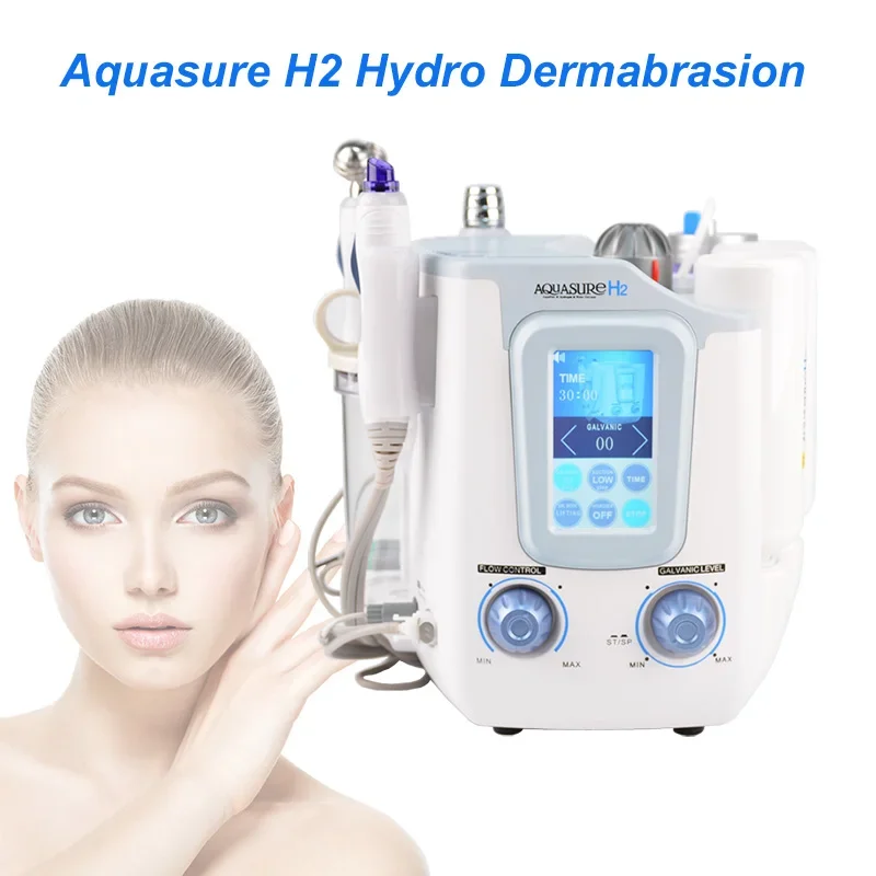 3 in 1 Aquasure skin care deep cleansing machine Facial Spa H2 O2 Water Bubble microcurent Hydra Dermabrasion Machines