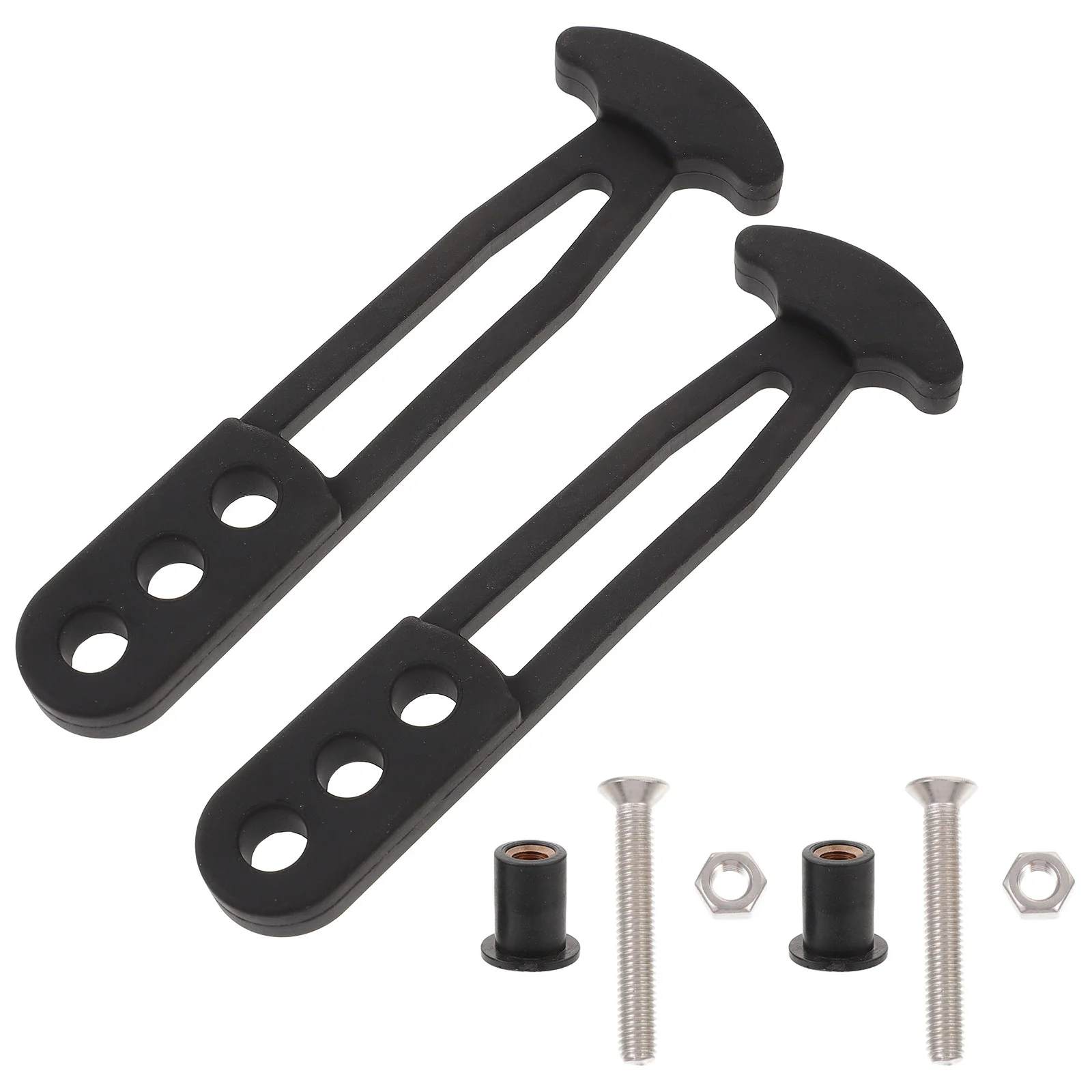 

2 Pcs Boat Accessories Marine Yacht Latch Band Secure Strap Ladder Straps Rubber Retaining Telescoping Bands