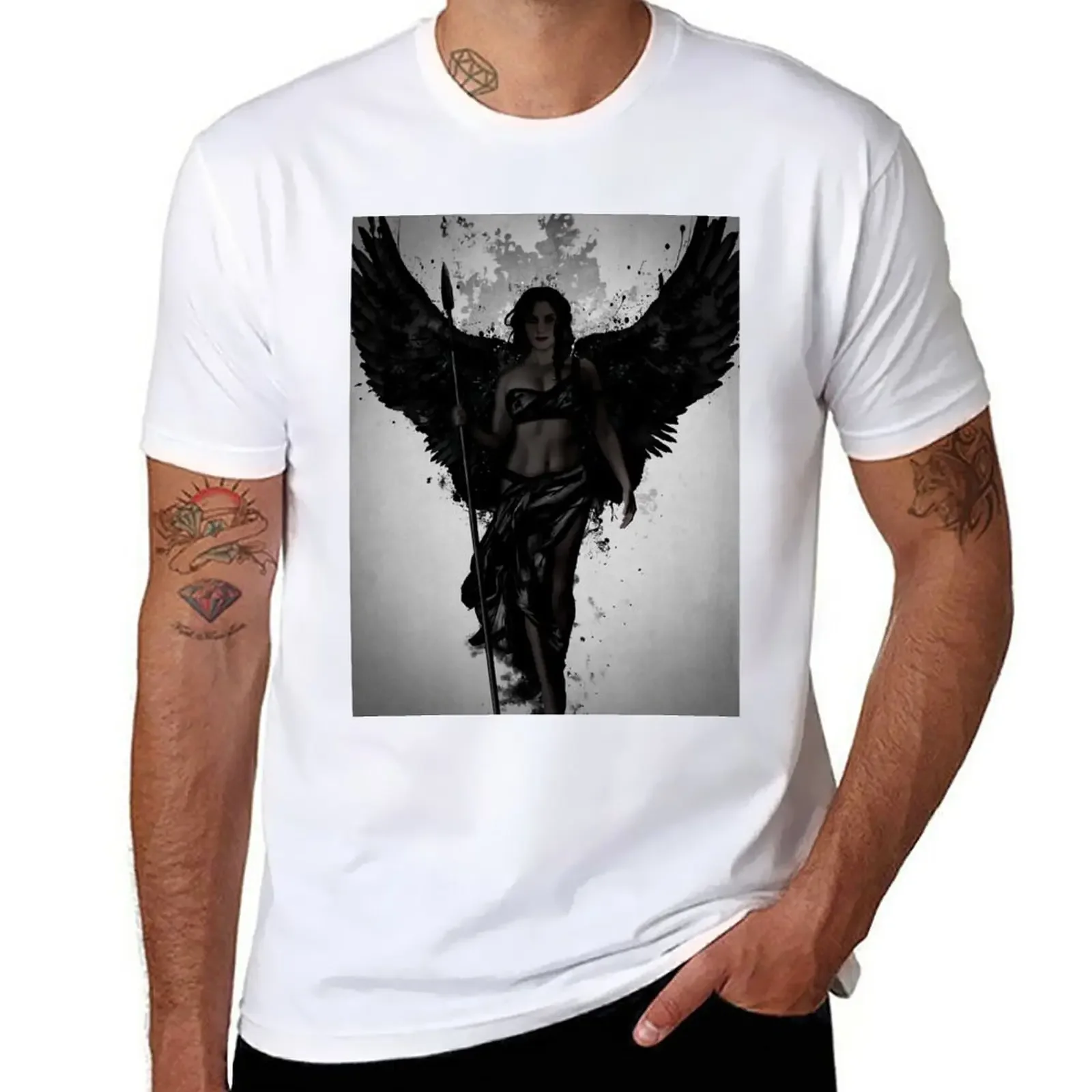 

Dark Valkyrja T-Shirt plus sizes anime Short sleeve tee T-shirt men
