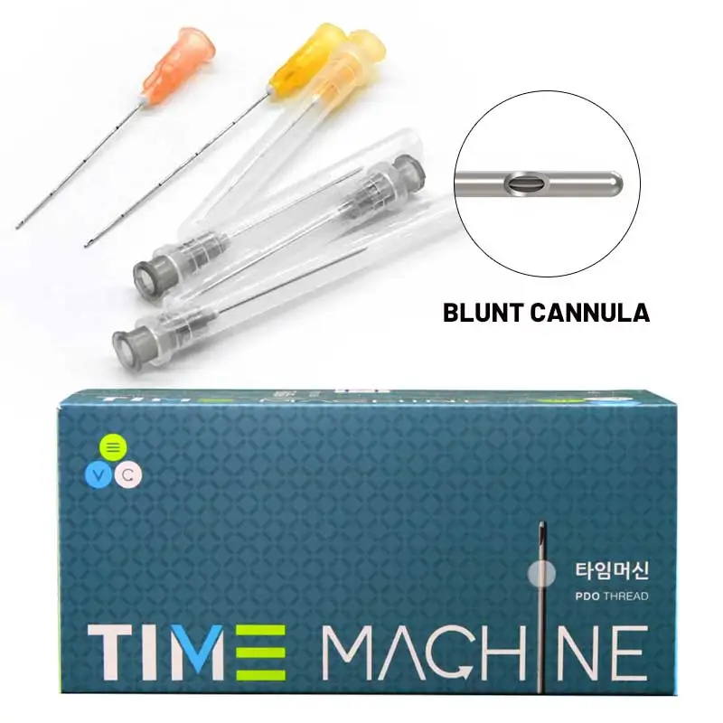 Medical Sterile microcannula 25g 50mm 70mm Blunt Tip Micro Cannula Needle for Injectable Hyaluronic Acid Fillers 6