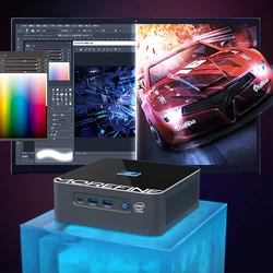 MOREFINE S600 Mini PC AMD 13900H 13800H 13700H DP HDMI Dual LAN AX211 WIFI6 Gaming Pokect Computer Windows11 Type-C 3*Display