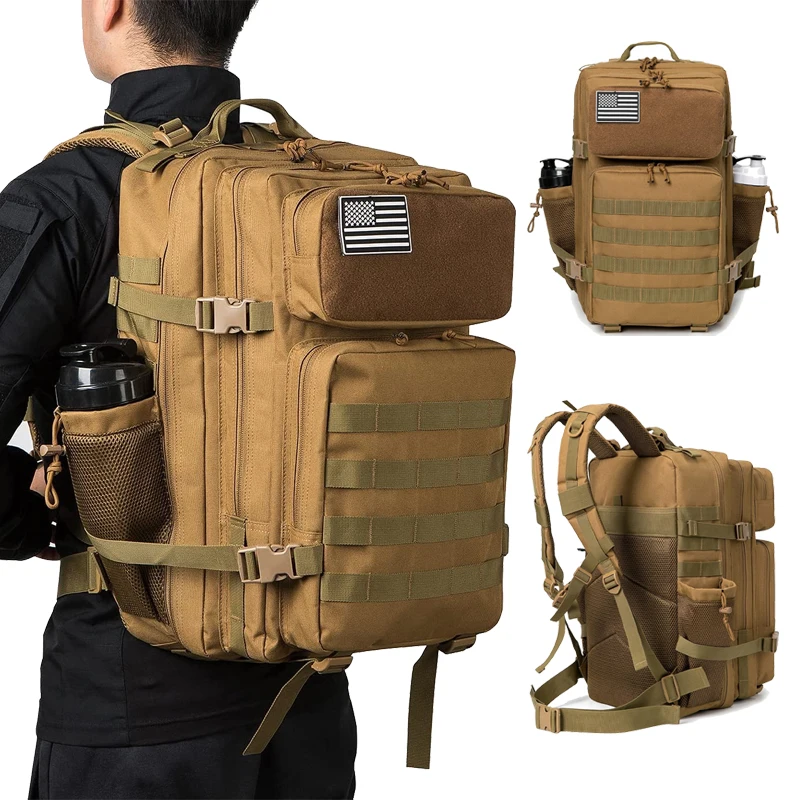 

Многофункциональный туристический рюкзак, Военная Тактическая армейская сумка объемом 50 л, рюкзаки для охоты, похода на открытом воздухе, сумки для кемпинга