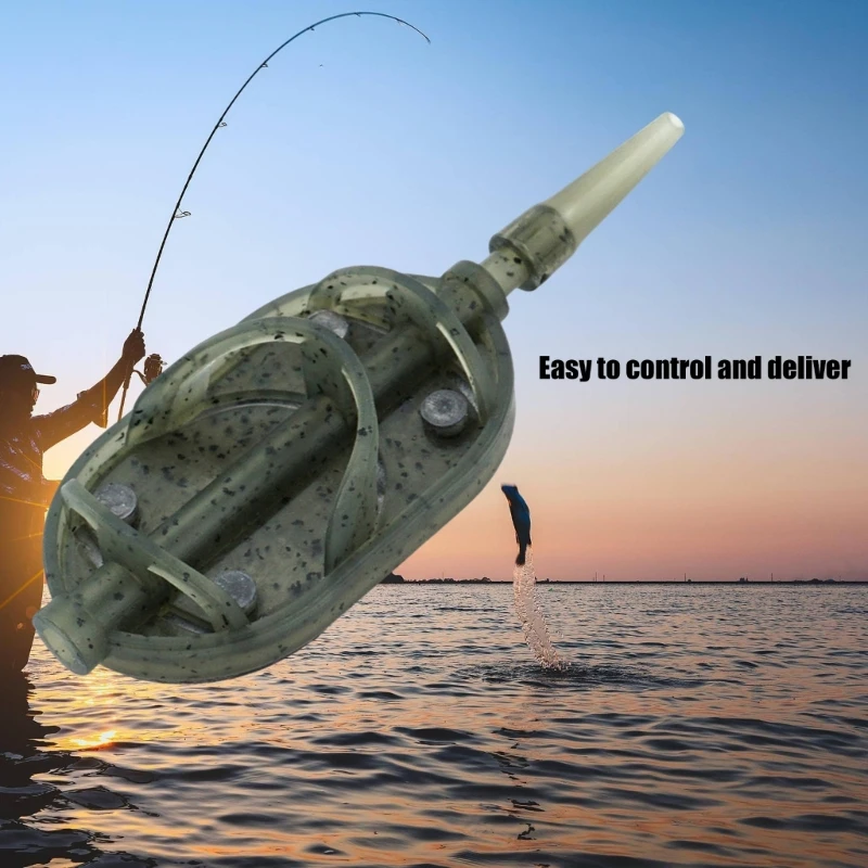 PORTE-ALIMENTATION PRATIQUE POUR cage à appâts à poisson pour pêche à