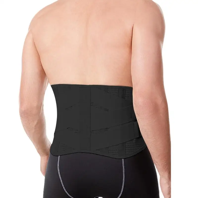 

Back Brace Anti-Skid Lumbar Support Lower Back Brace With Adjustable Support Straps Anti-Skid Sweat Band Comfortable Gym