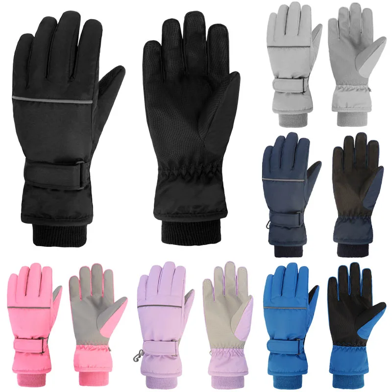 Winter Ski Gloves for Men Women Warm Thicken Riding Skiing Mittens Waterproof Anti-Slip Outdoor Arm Warmer Snowboard Snow Gloves