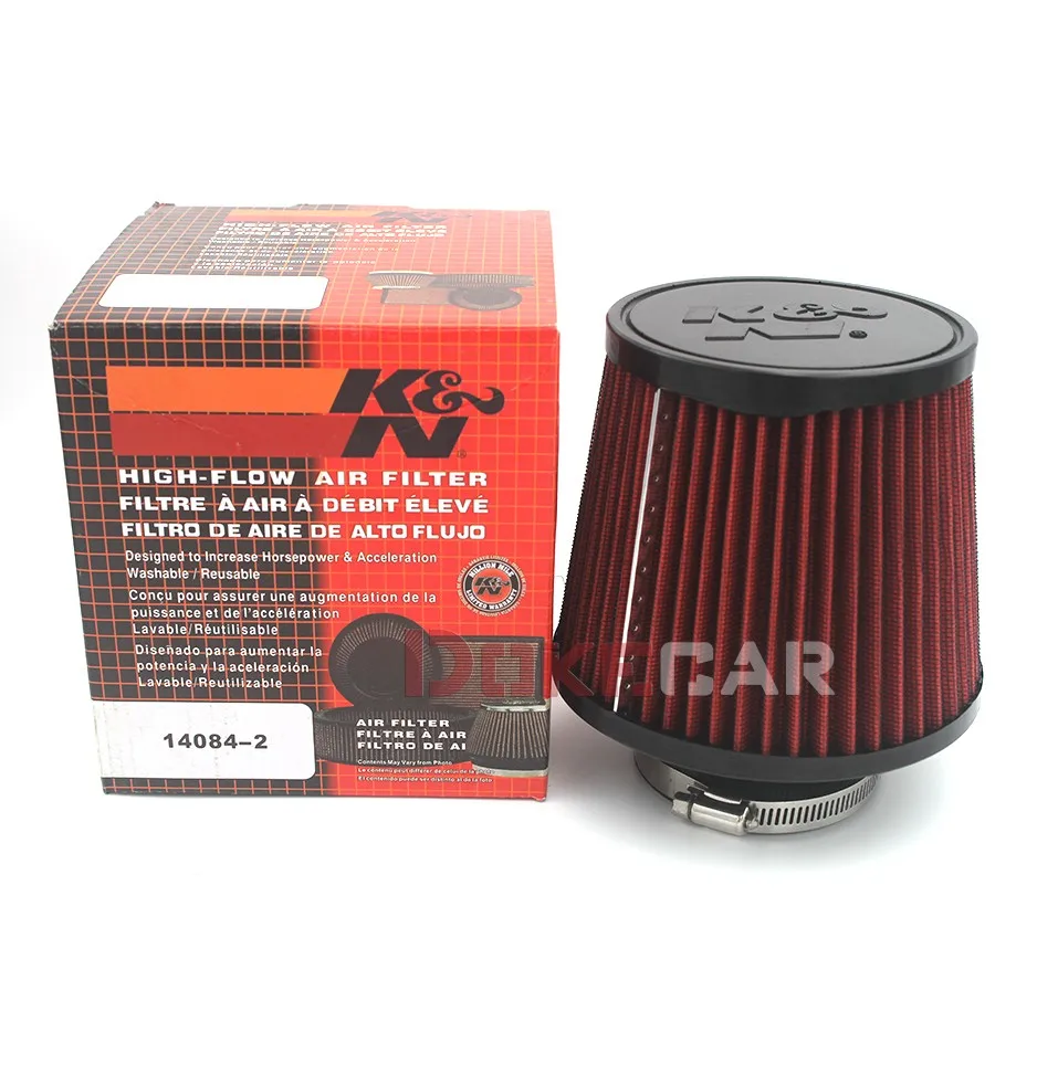 3 Inch Intake Air Filter Short Long Universal High Flow Racing Performance Cone Tapered Airfilter