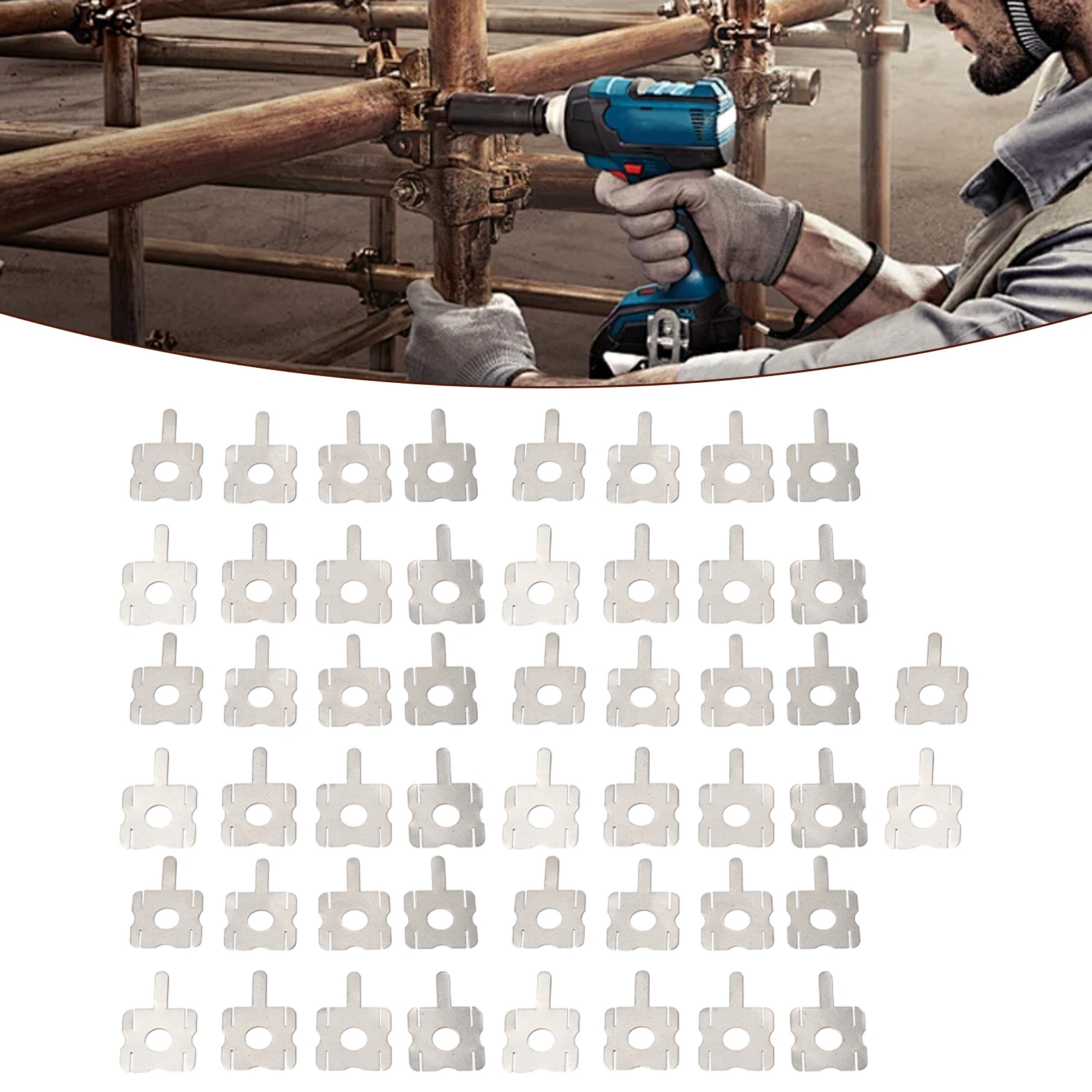 50Pcs/set 4S Lithium Battery Pack Replace Spot Welding Nickel Sheet U-Shaped For Computer Battery Welding Tool Accessories