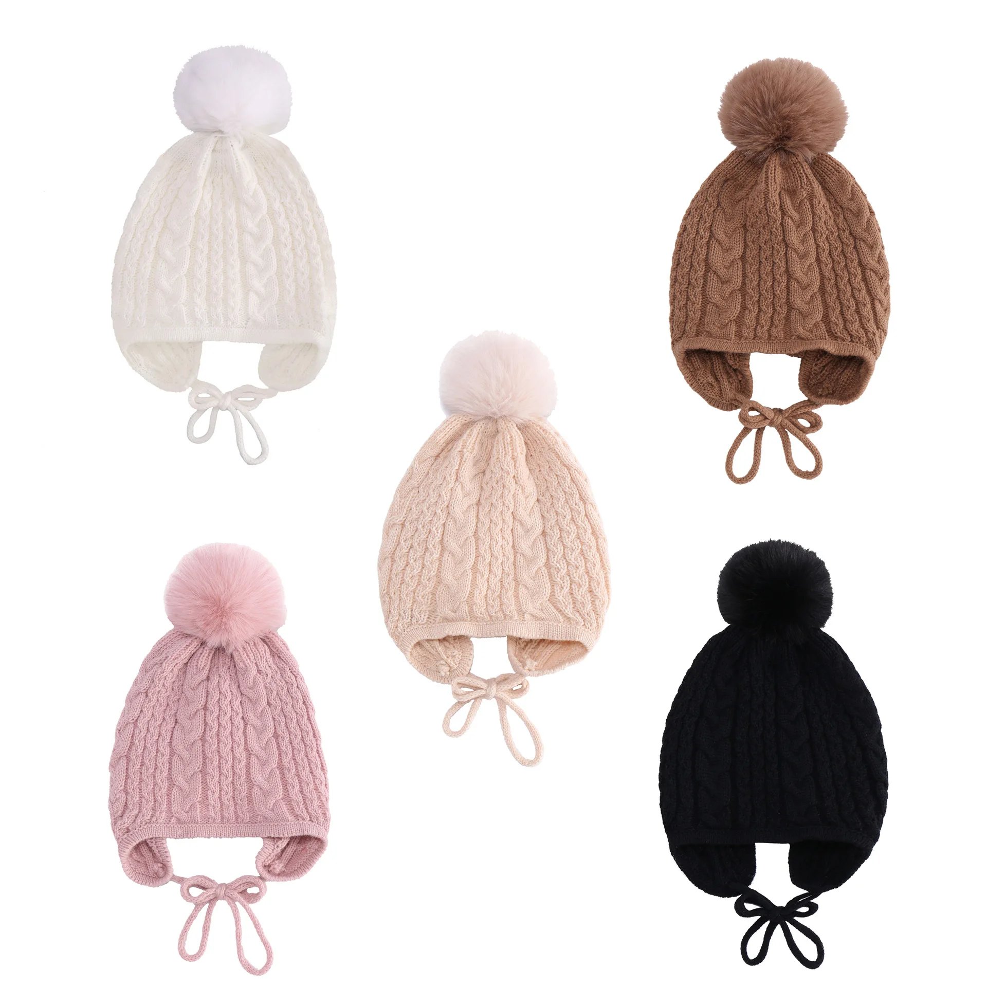 Inverno caldo bambino bambini cappelli di lana natale Unisex paillettes  modelli di corna pompon cappello lavorato a maglia berretto per neonate  ragazzi - AliExpress