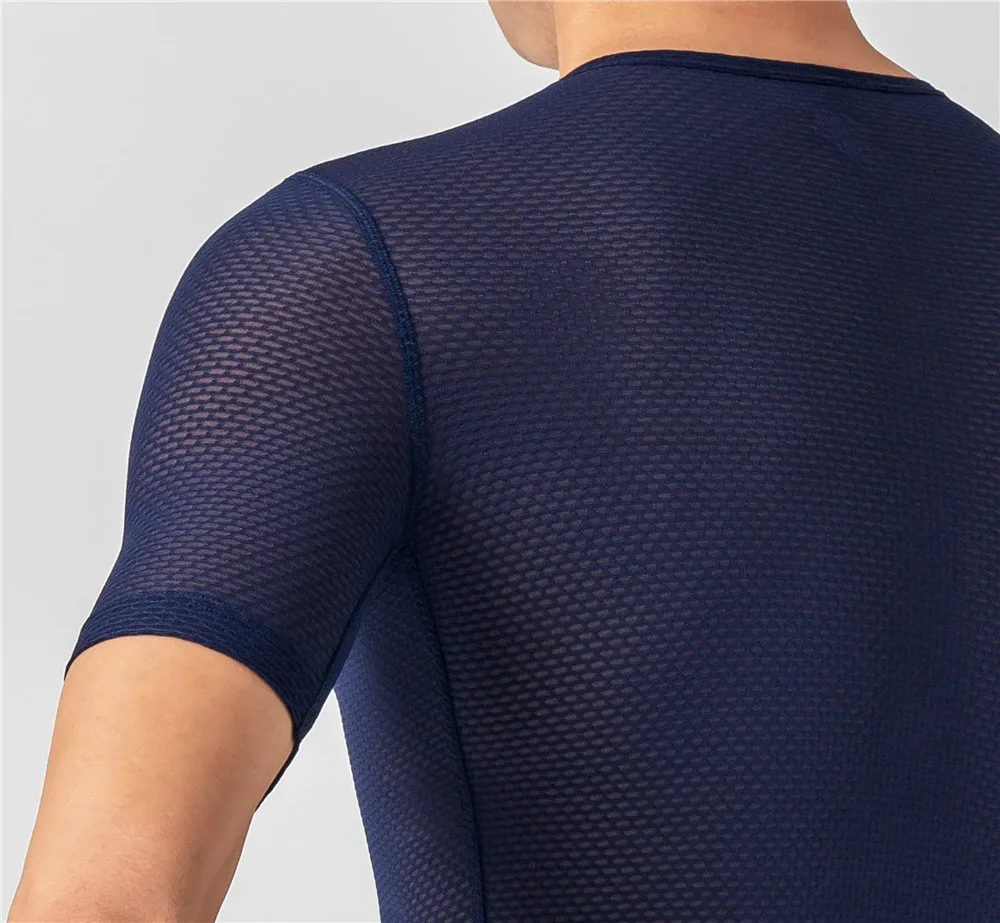Newest Mesh Base Layer Cycling lightweight breathable Road MTB Bike Cycling Underwear Quick dry under vest Bike Shirt men