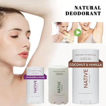 Anti Odor Body Deodorant Natural Underarm Deodorant Stick Refreshing Application Antiperspirant Cream Portable Healthy Gifts 1