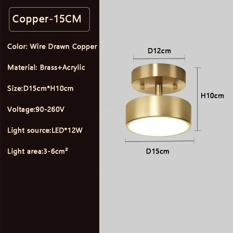 مصابيح سقف LED حديثة قابلة للتعديل بزاوية، باللون...
