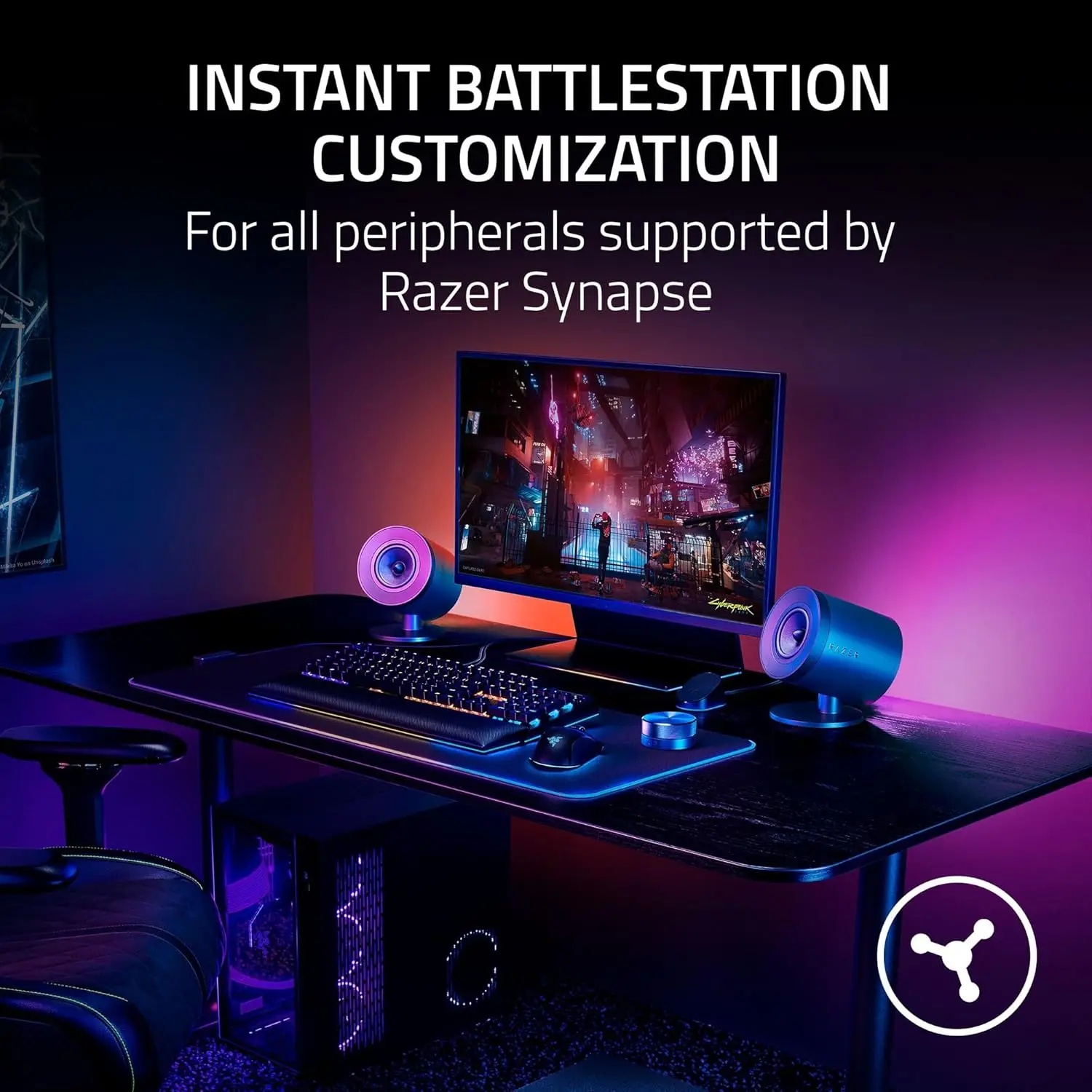 Razer Wireless Control Pod:Advanced Audio Control for Nommo