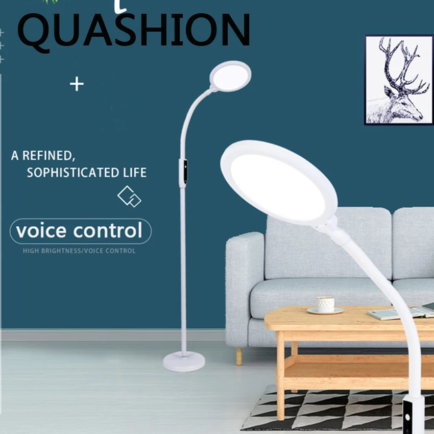 

Modern New Voice Smart Desk Lamp LED Bedroom Bedside lighting Nordic Home Decoration Salon Floor Lamp Intelligent Dimmable Lamps