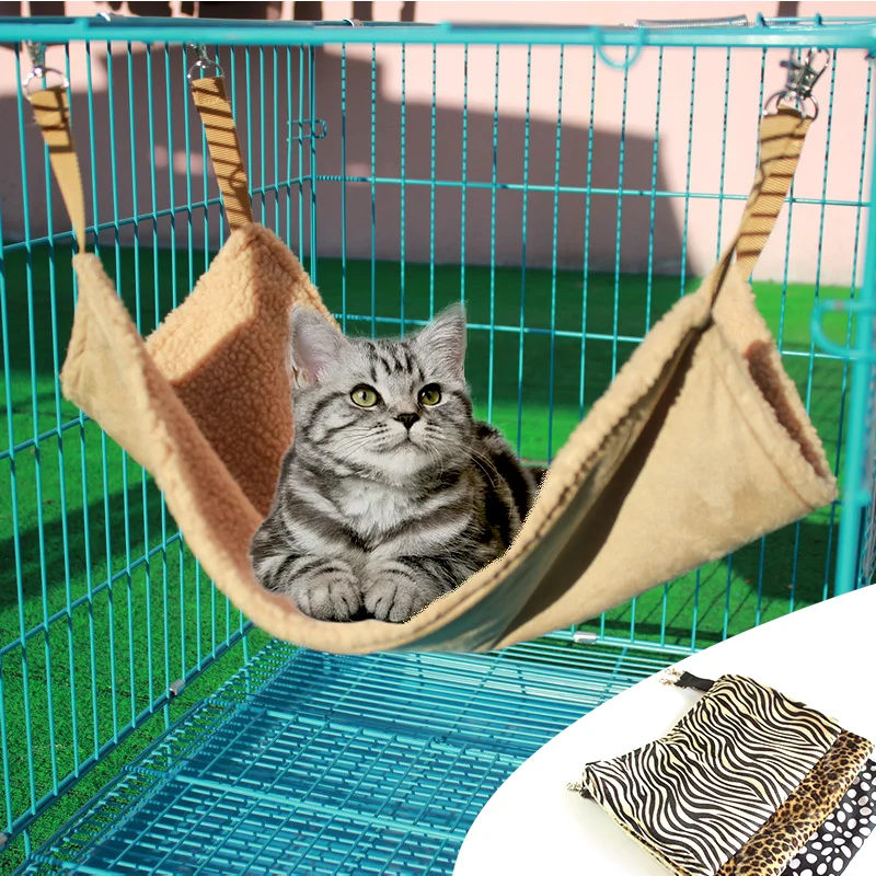 Cotton Cat Hammock Bed Cotton Hamster Mouse Double Hammock Cats