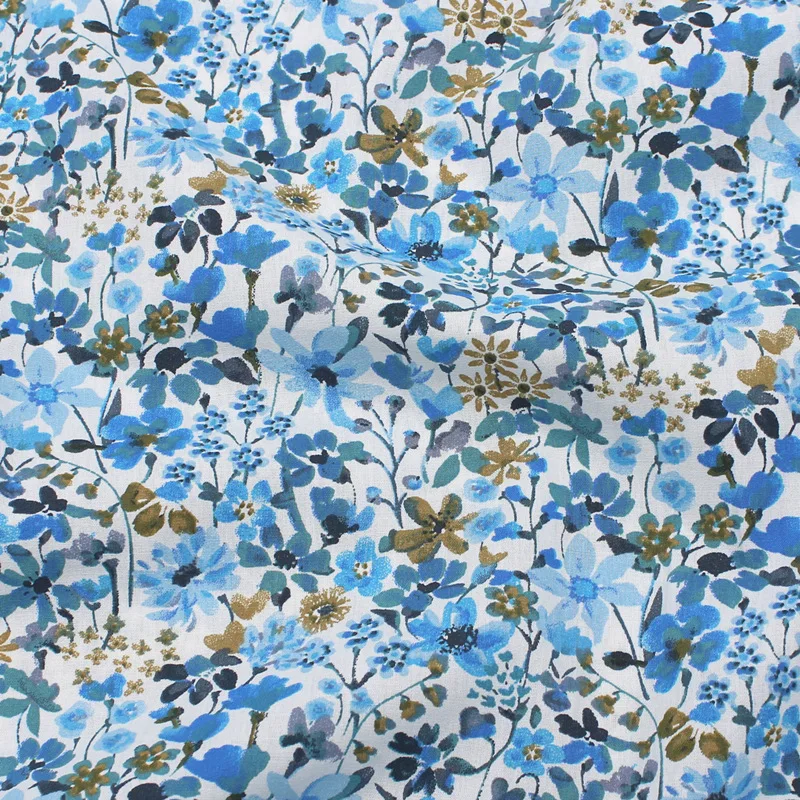Cotton Fabric Small Floral Print Dressmaking 140x50cm cotton fabric