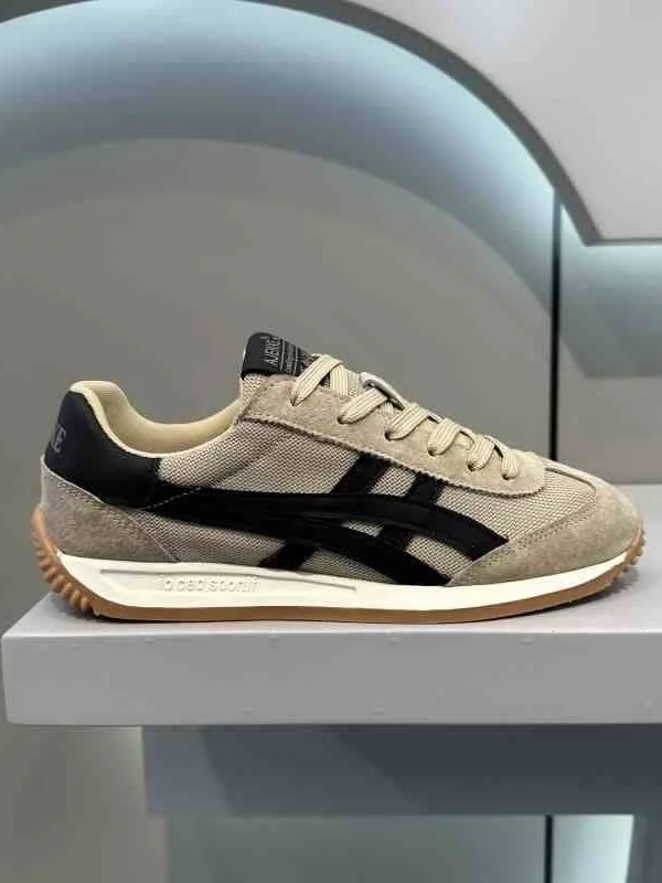 Men's Fashionable Casual Shoes Breathable Comfortable Low Cut Summer Season Sport Style round Toe Thick Bottom Rubber Sole - 5