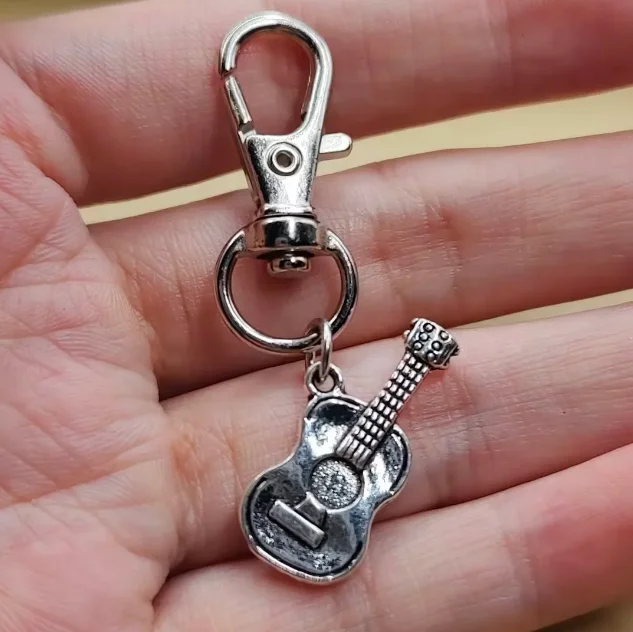 Electronic Drums Creative Pendant Keychain Guitar Lovers Key Ring