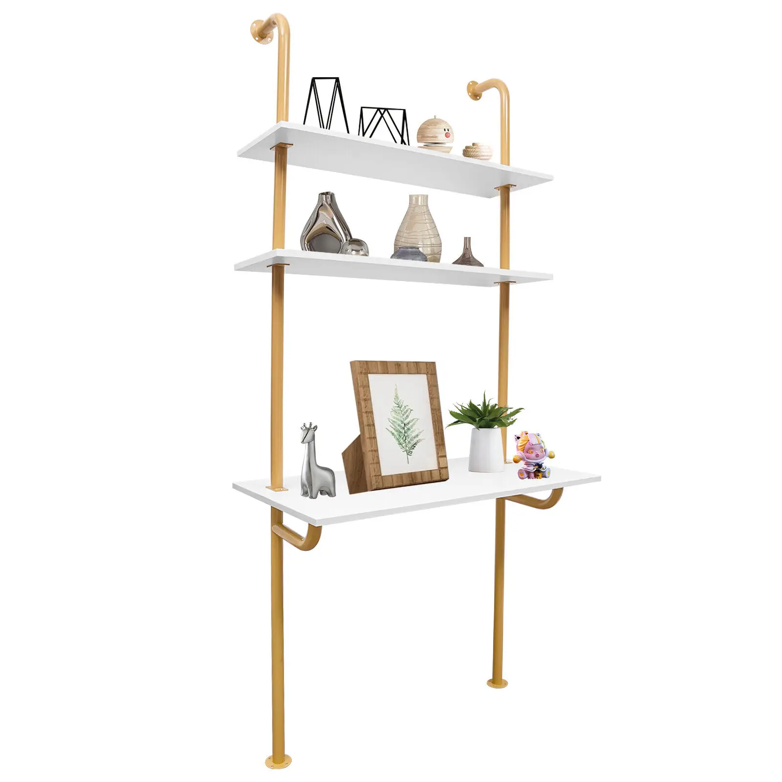 Modern Wall Mounted Desk Wall Organizer Wall Mount Computer Writing Table 3
