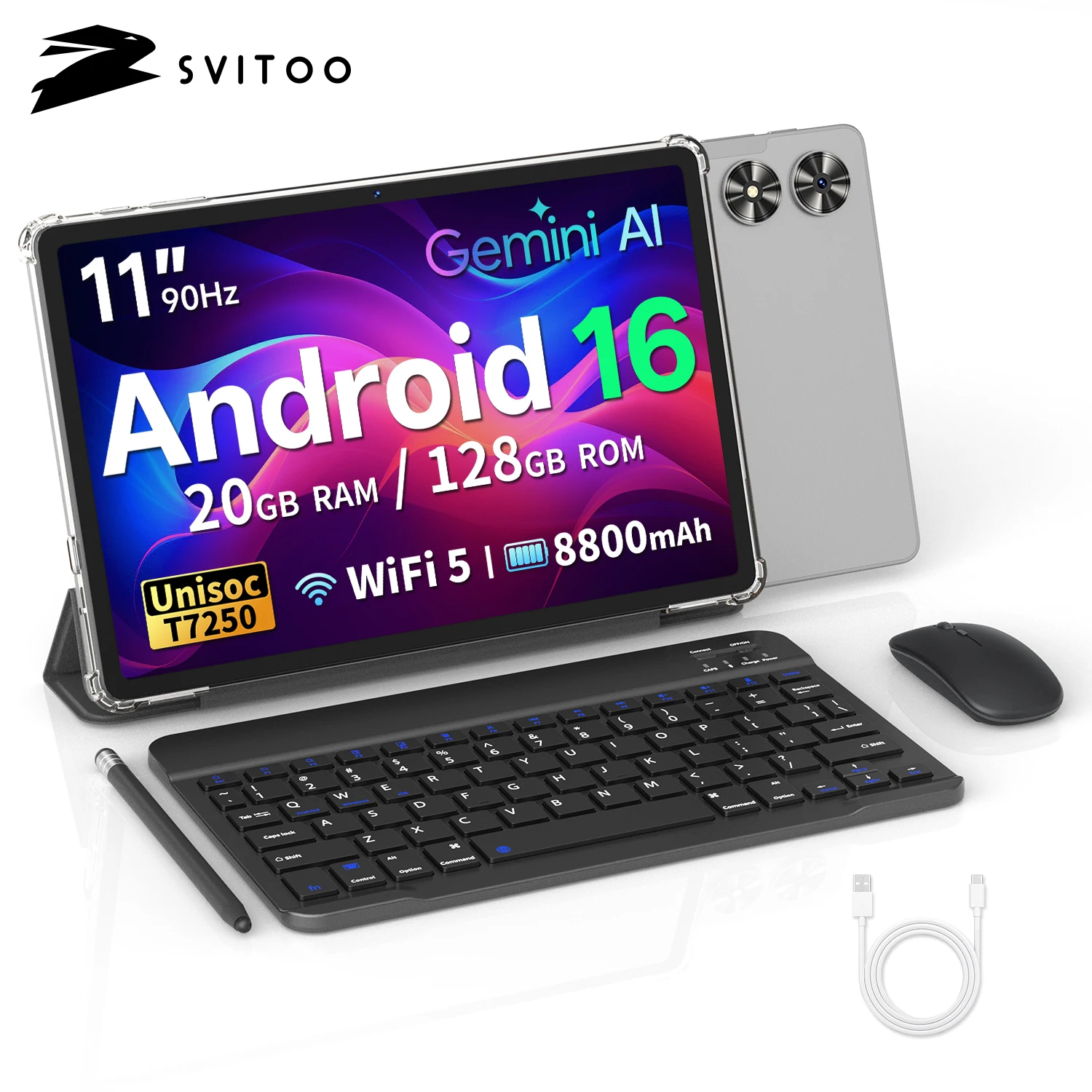 SVITOO P11-T 11インチ タブレット 4GB 128GB 周辺機器付き