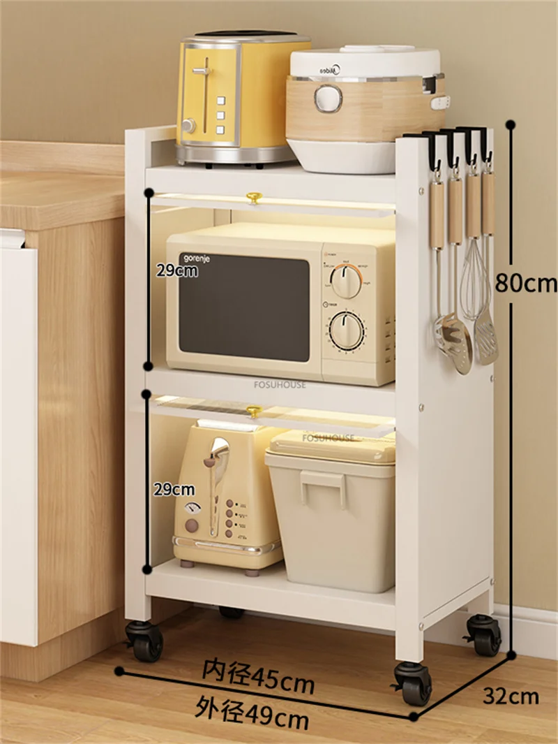 Mobili da cucina moderni in metallo mobili per la casa armadio da pavimento  armadio da cucina con porta dell'armadio armadio multistrato per  elettrodomestici - AliExpress