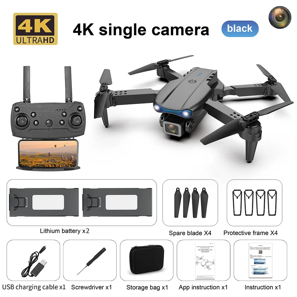 remote control helicopter WLR/C 4K HD Camera FPV 2.4GHz 4CH E99 K3 Pro Foldable 6-Axis RC Drone Quadcopter with Battery helicopter remote control helicopter RC Helicopters