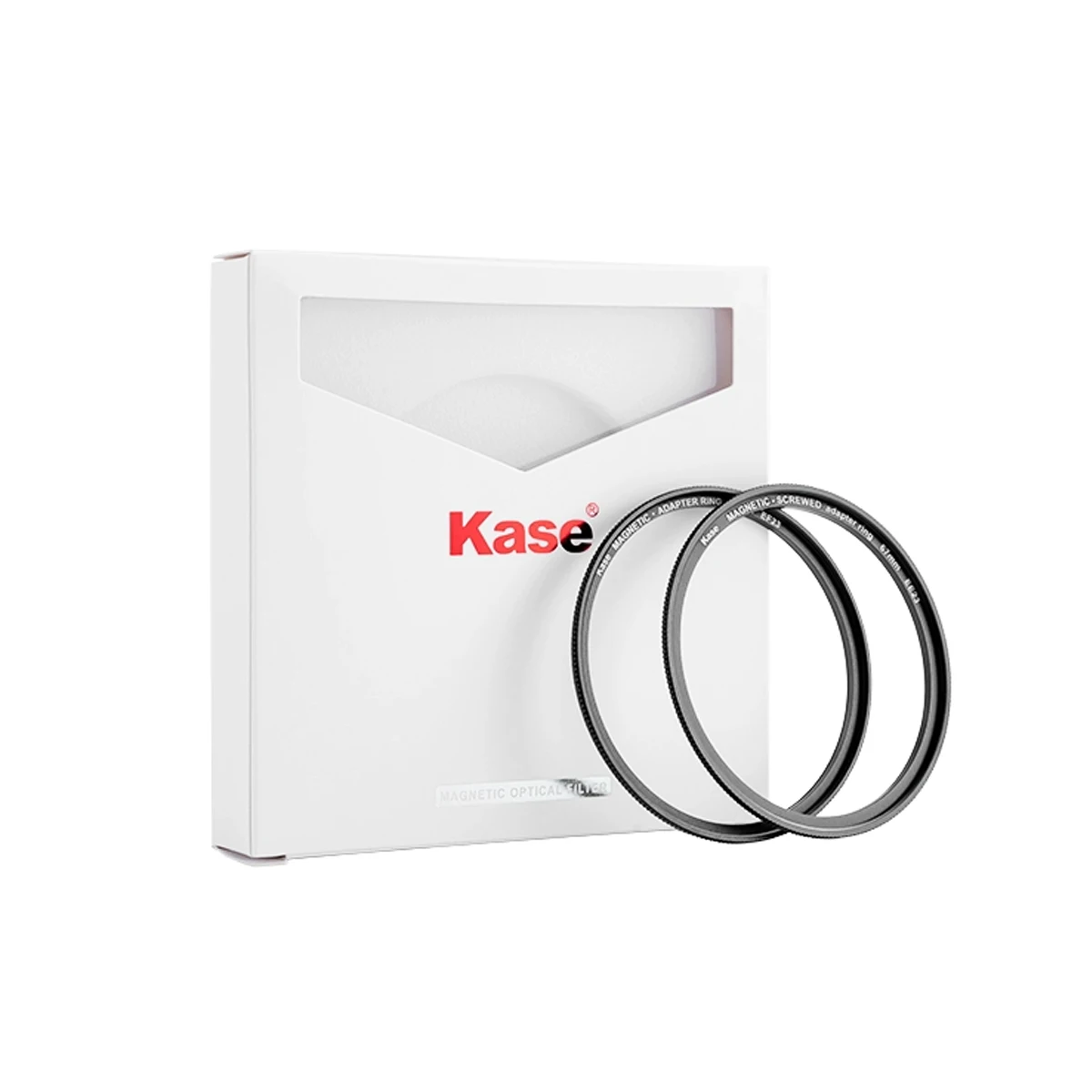 Kase Magnetic Lens and Filter Adapter Ring Kit - Convert Thread Screw-in Filter to Magnetic Filter 49/52/58/72/77/82/95mm 6