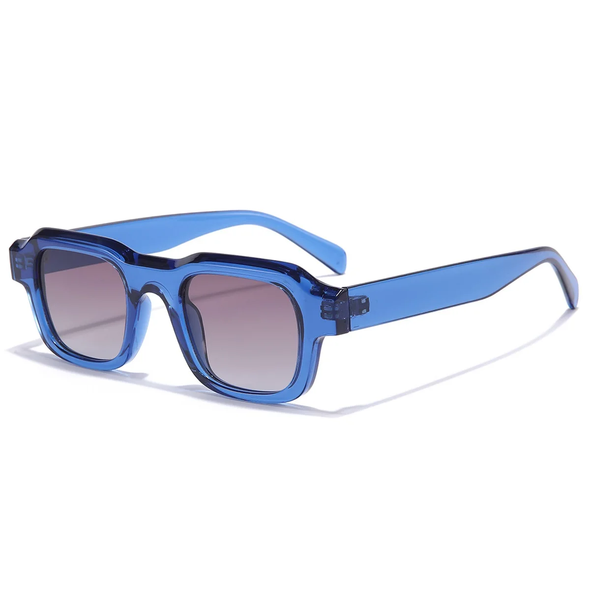 Luxury Transparent Retro Designer Sunglasses - Trending Blue Green UV400 Shades