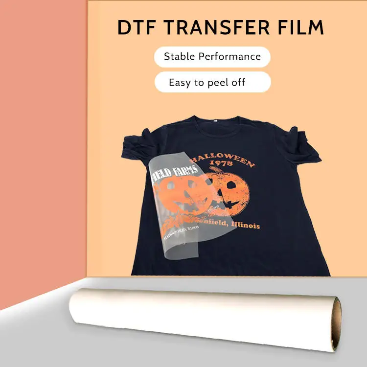 Factory hot sale a3 dtf film 13x19 inch dtf pet film roll 60 cm pet film  for dtf printer heat transfer printing - AliExpress