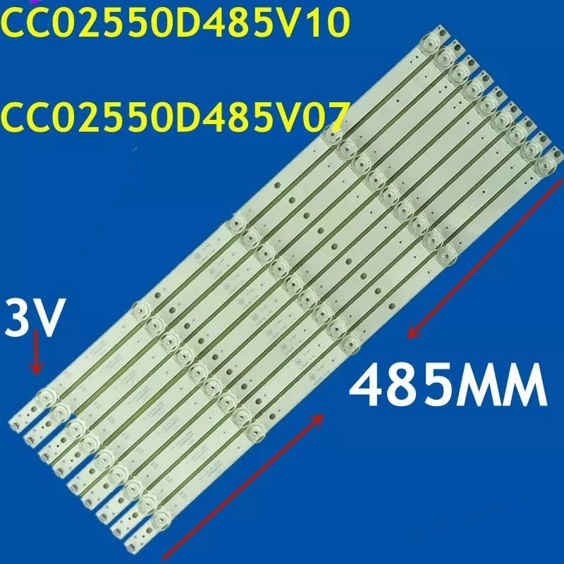 

5Kit LED Backlight Strip For MS-L1863 JL.D55051330-044CS-M SYSTEM K55DLG8US U55E9000Q U55E9100Q DM-LED55U303BS2S LSC550FN11-201