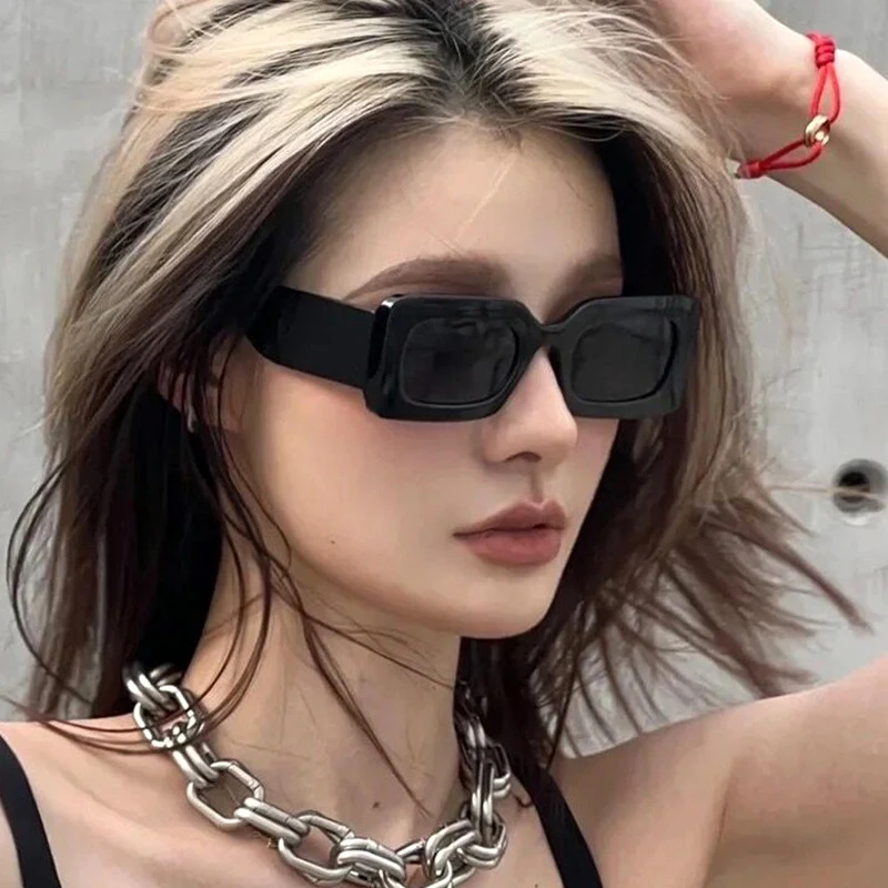 KAMMPT Vintage Rectangle Fashion Sunglasses 2022 Trendy Candy Color Women Sun Glasses Brand Design UV400 Shades Eyewear_voghion.com