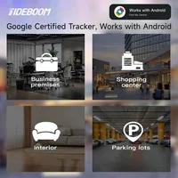 Ultra thin Global GPS Android Tracker Card wireless charging Waterproof Smart Wallet Tracker Card with Google Find My Device App - Image 6