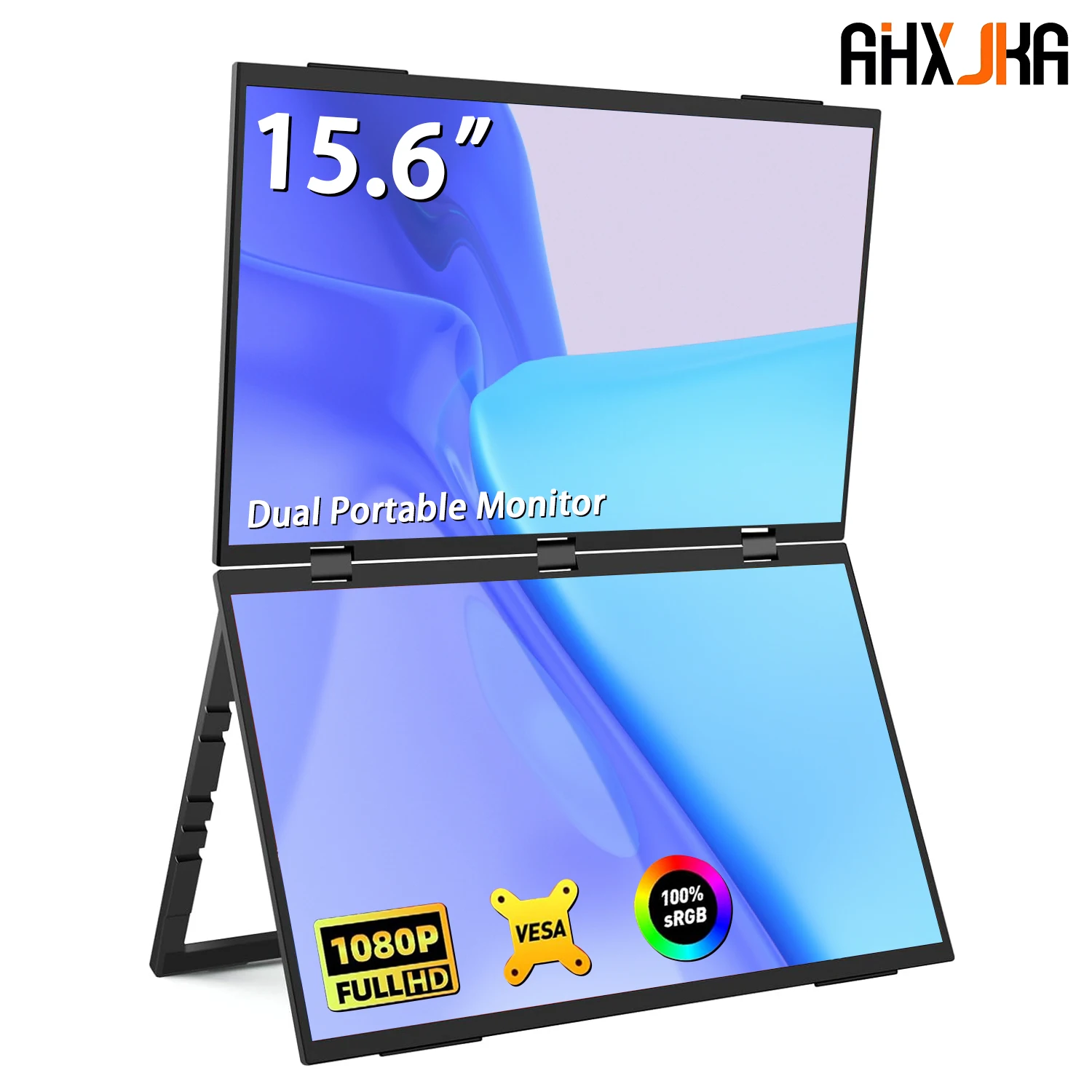 AHXJKA 15.6" Dual FHD Laptop Screen Extender