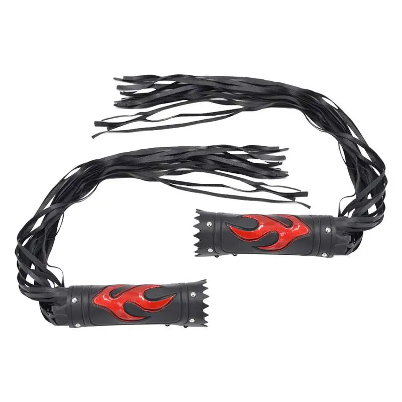 Universal Motorcycle Fringe Grips Cover Leather Handlebar Hand Grips Tassel Cuffs Brake Lever Cover For Cruiser Custom motorcycle grip covers