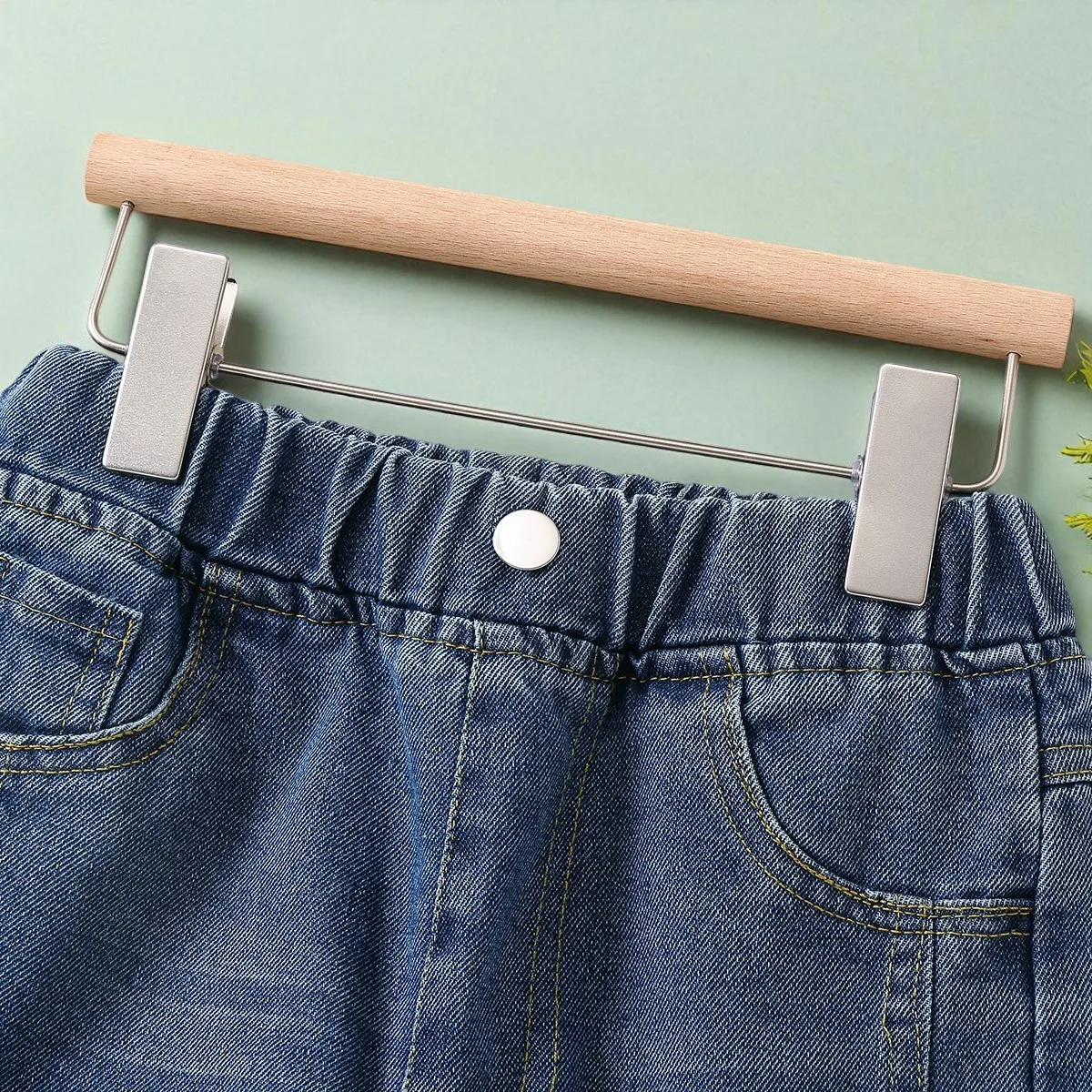 السراويل للفتيات الجينز المراهقين ملابس الأطفال فراشة طباعة السراويل ربيع الخريف الطفل الاطفال الملابس الجينز 6 8 10 12 14 Y