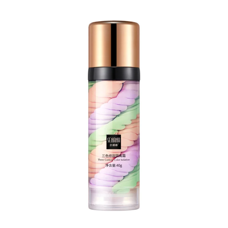 Makeup Cream Three color press release concealer isolate facial base brightening