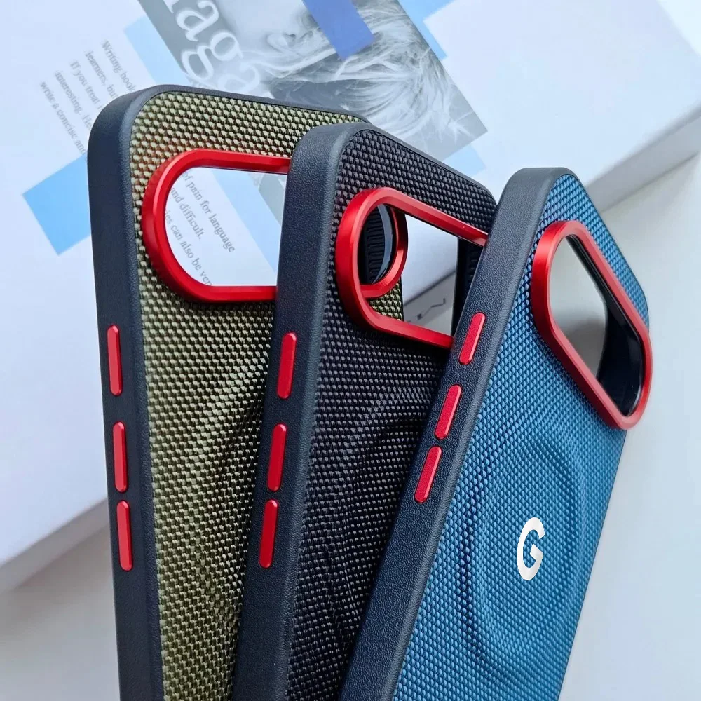 Luxury PU Weave Leather Texture Magnetic Phone Case - Shockproof, Wireless Charging Compatible, Protective Cover
