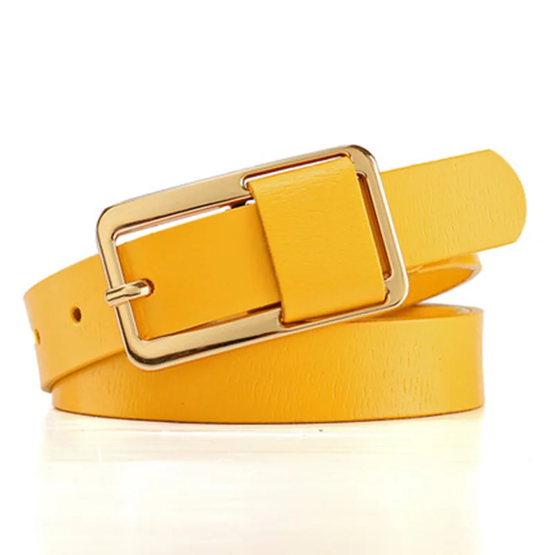 Elegant Women's PU Leather Belt - 2.3cm Width Fashionable Waist Accessory
