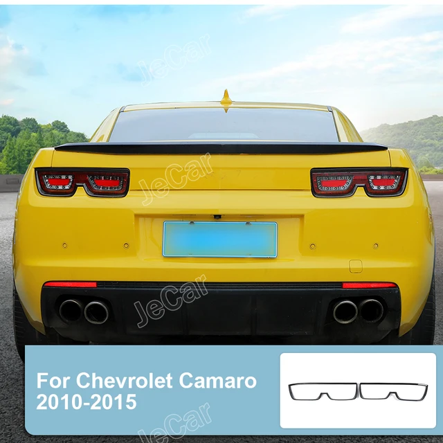 Jecar schwarz Auto Heck leuchte Dekoration Streifen Rücklichter Abdeckung  Trim Aufkleber für Chevrolet Camaro 2014-2018 Autozubehör - AliExpress