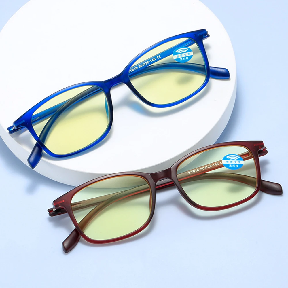 Iboode Tr90 Occhiali Da Lettura Con Zoom Intelligente Occhiali Da Vista Con Regolazione Automatica Unisex Occhiali Da Vista Per Visione Notturna Anti-