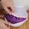 2022 Folding Laundry Bra Storage Bags Washing Machine White Bra Anti-deformation Underwear Protective Mesh Zipper Bag Organizer 3