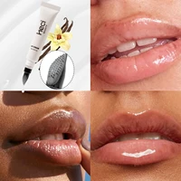 Lip Balm With Brush Moisturizing Lip Care Exfoliates Lips Keep All-Day Moisture For Dry Lips Long-Lasting Effect Natural Tint 2