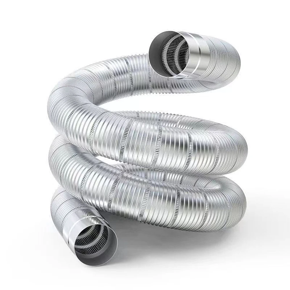 New Practical Wood Stove Pipe Multi Flue StovePipe Strong Hardness Sturdy Telescopic Wear-resistant Stove Elbow