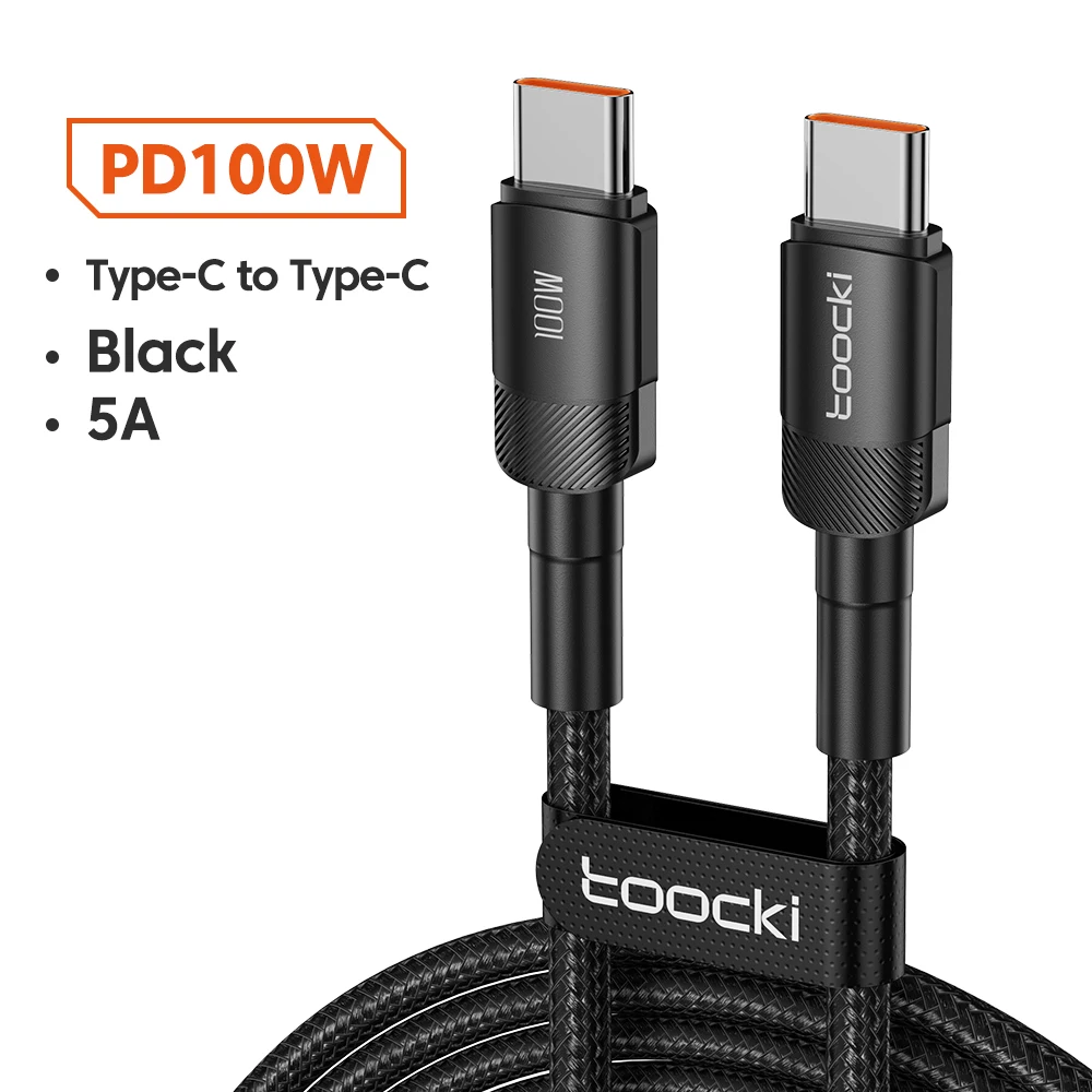 ตัวเลือกสินค้า PD 60W 100W USB C ถึง USB Type C สายเคเบิลข้อมูลชาร์จอย่างรวดเร็วสําหรับ Iphone 15 16 Huawei Samsung Xiaomi tipo c