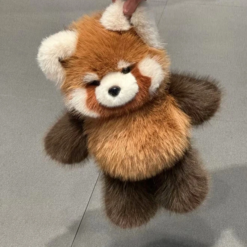 Kawaii Highland Raccoon Plush Toy 55cm – Red Panda Plushies ,Running Plushie