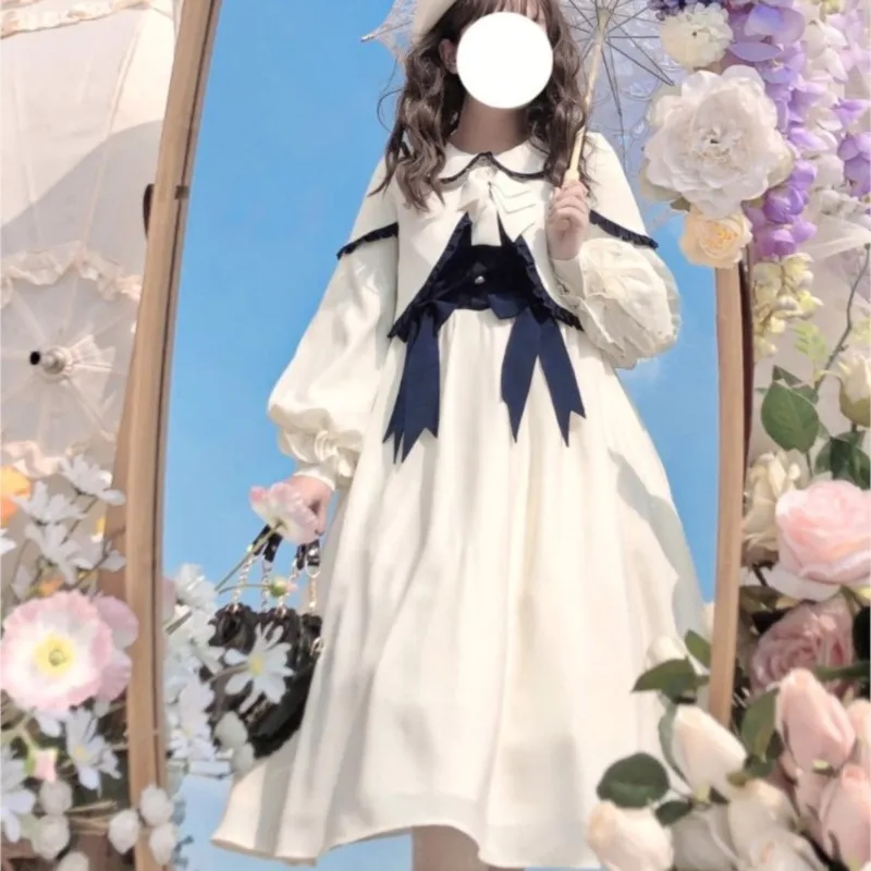 

Cyanotic, белое пальто, платье, костюм, нежная женская юбка