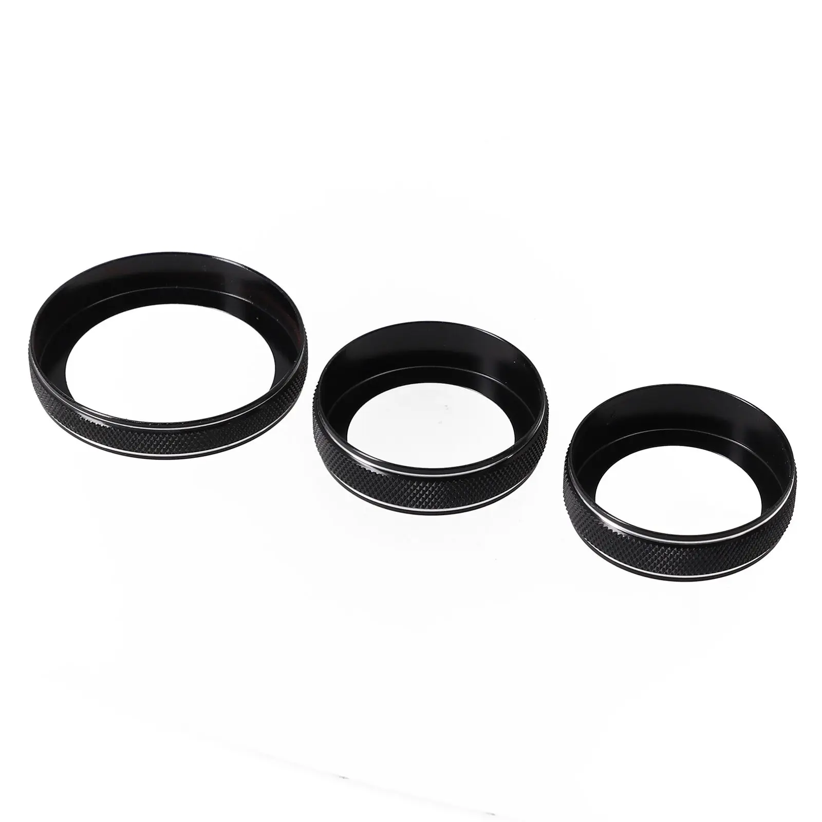 

For Jeep Grand For Cherokee 2014 2015 2016 2017 2018 2019 2020 2021 Car Black AC Radio Switch Trim Ring Knob Covers 3pcs